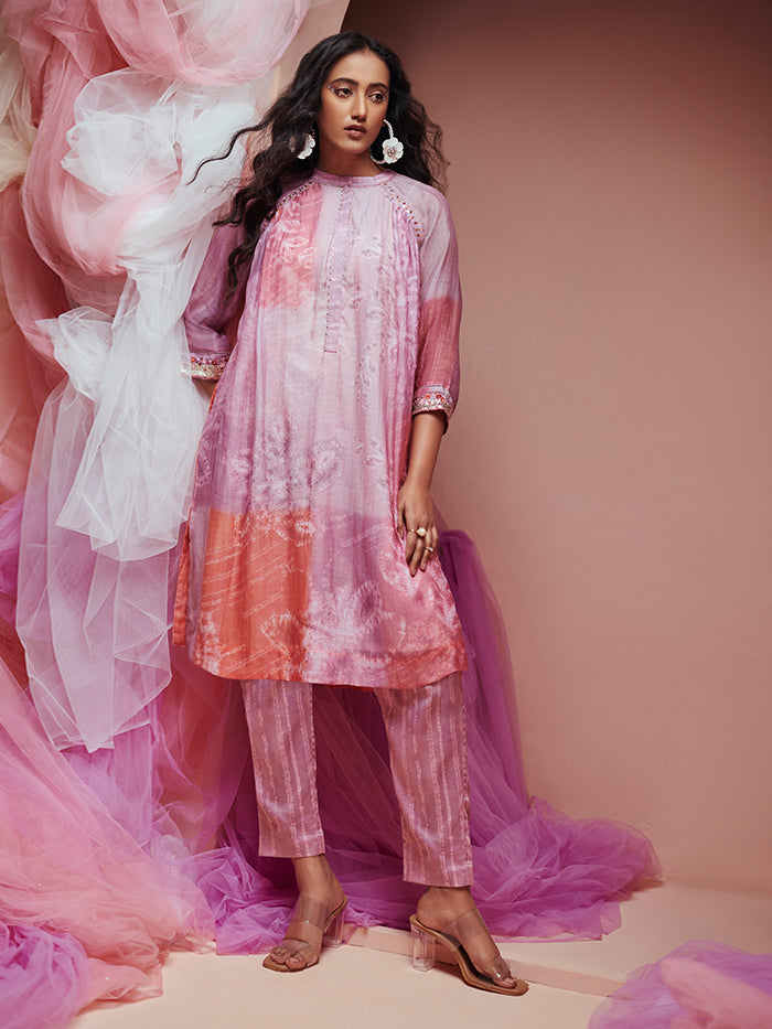 Aster Lilac Kurta Set